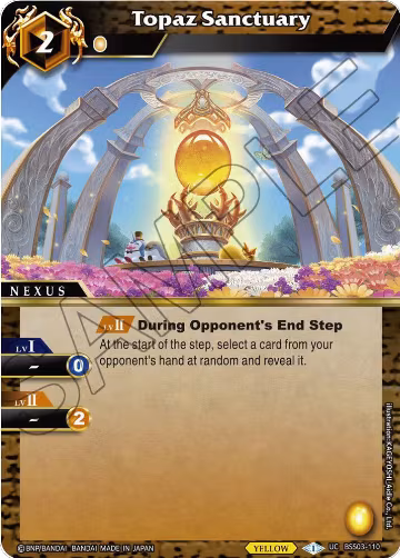 Topaz Sanctuary (BSS03-110), Aquatic Invaders — Battle Spirits card price
