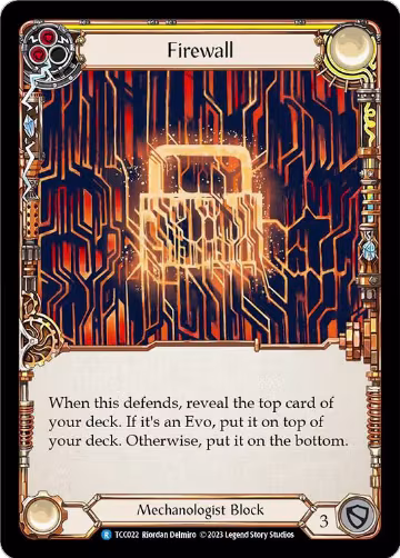 Firewall (Yellow) (TCC022), Round the Table: TCCxLSS — Flesh & Blood card price