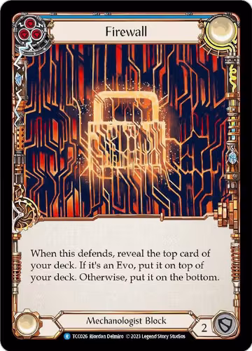 Firewall (Blue) (TCC026), Round the Table: TCCxLSS — Flesh & Blood card price