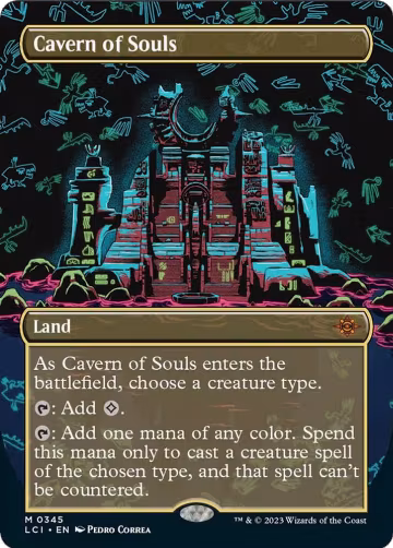 Cavern of Souls (0345) (Borderless) (345), The Lost Caverns of Ixalan — Magic card price