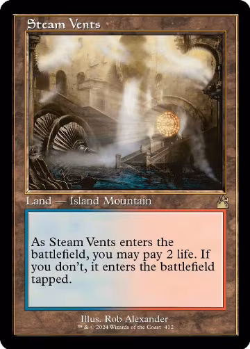 Steam Vents (Retro Frame) (412), Ravnica Remastered — Magic card price