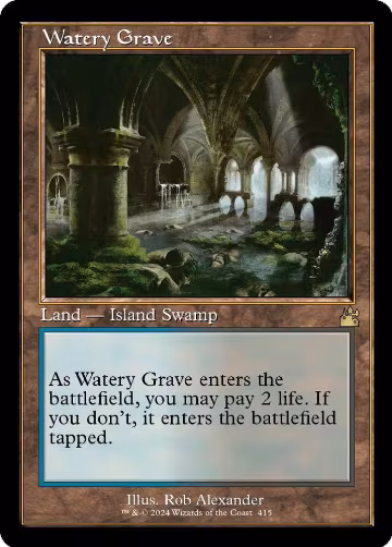 Watery Grave (Retro Frame) (415), Ravnica Remastered — Magic card price