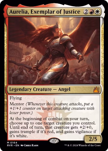 Aurelia, Exemplar of Justice (164), Ravnica Remastered — Magic card price