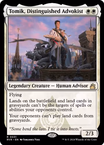 Tomik, Distinguished Advokist (31), Ravnica Remastered — Magic card price