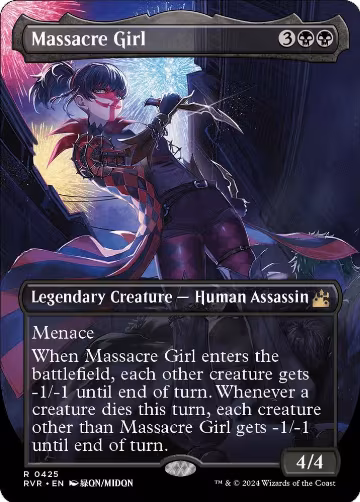 Massacre Girl (Anime Borderless) (425), Ravnica Remastered — Magic card price