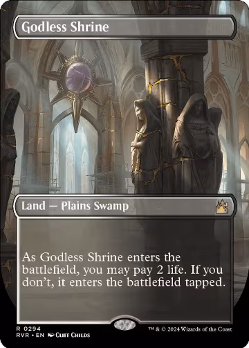 Godless Shrine (Borderless) (294), Ravnica Remastered — Magic card price