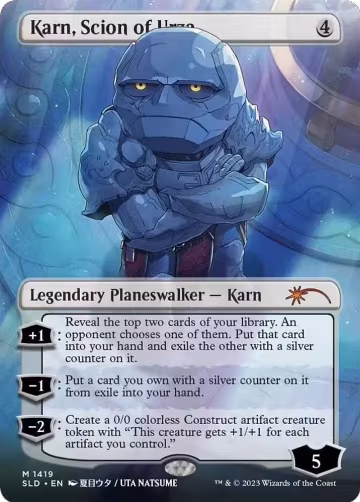 Karn, Scion of Urza (Rainbow Foil) (1419), Secret Lair Drop Series — Magic card price