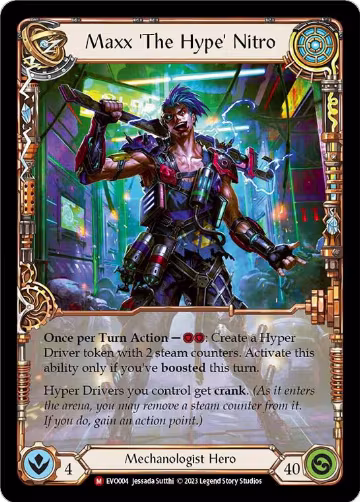 Maxx 'The Hype' Nitro (EVO004), Bright Lights — Flesh & Blood card price