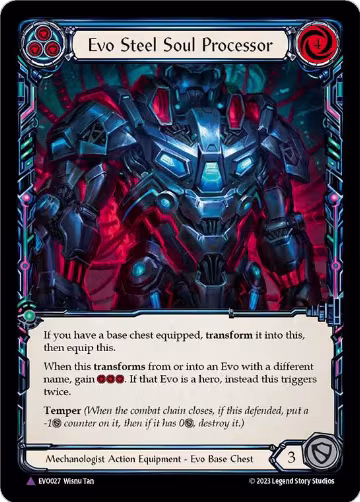 Evo Steel Soul Processor (Marvel) (EVO027), Bright Lights — Flesh & Blood card price