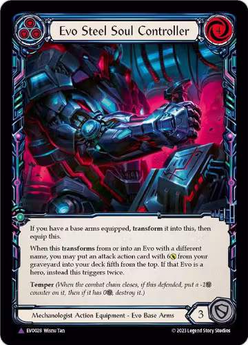 Evo Steel Soul Controller (Marvel) (EVO028), Bright Lights — Flesh & Blood card price