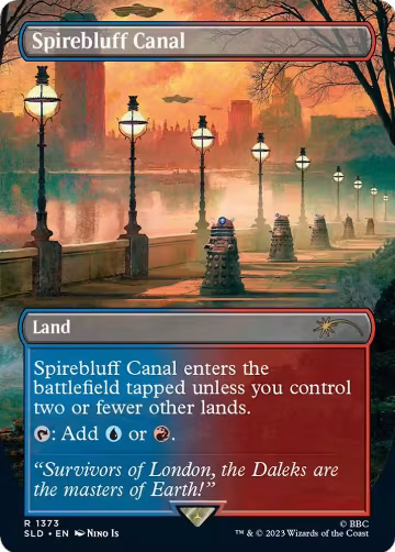 Spirebluff Canal (1373), Secret Lair Drop Series — Magic card price
