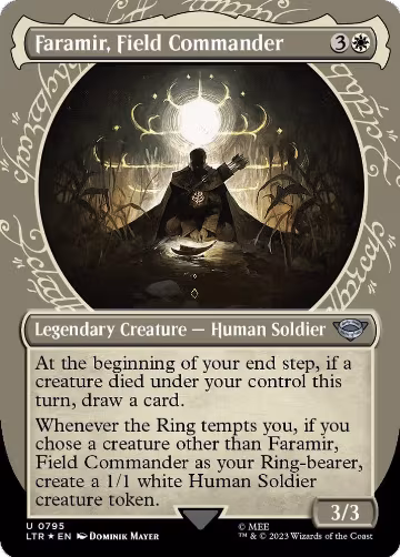 Faramir, Field Commander (Showcase) (Surge Foil) (795), Universes Beyond: The Lord of the Rings: Tales of Middle-earth — Magic card price