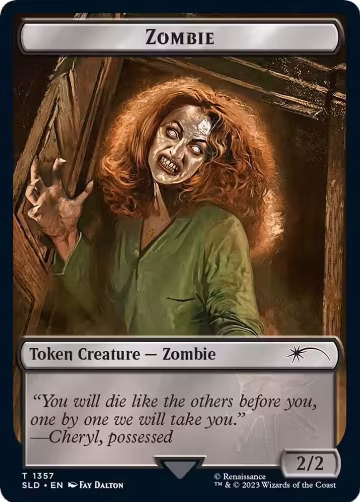Zombie Token (1357), Secret Lair Drop Series — Magic card price