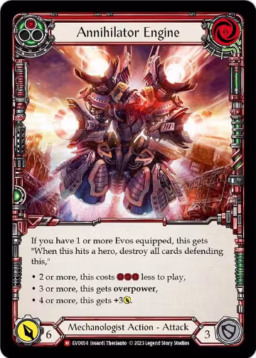 Annihilator Engine (EVO054), Bright Lights — Flesh & Blood card price