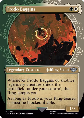 Frodo Baggins (Showcase) (Surge Foil) (812), Universes Beyond: The Lord of the Rings: Tales of Middle-earth — Magic card price