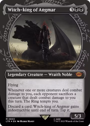Witch-king of Angmar (Showcase) (Surge Foil) (803), Universes Beyond: The Lord of the Rings: Tales of Middle-earth — Magic card price