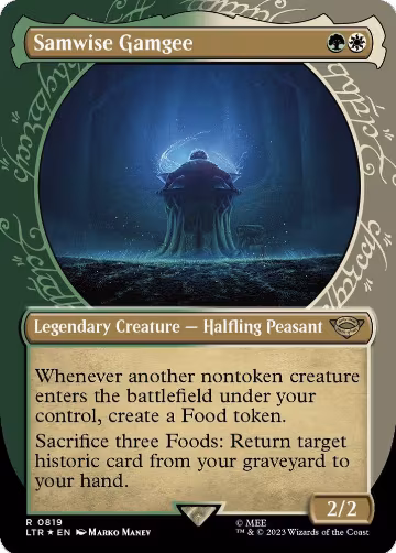Samwise Gamgee (Showcase) (Surge Foil) (819), Universes Beyond: The Lord of the Rings: Tales of Middle-earth — Magic card price
