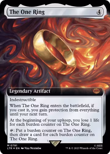 The One Ring (Extended Art) (Surge Foil) (791), Universes Beyond: The Lord of the Rings: Tales of Middle-earth — Magic card price