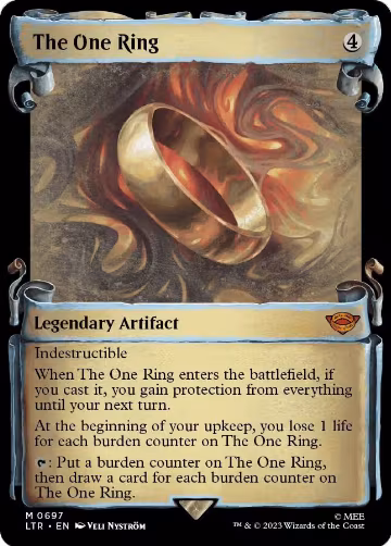 The One Ring (Showcase Scrolls) (697), Universes Beyond: The Lord of the Rings: Tales of Middle-earth — Magic card price