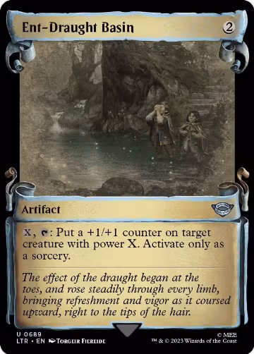 Ent-Draught Basin (Showcase Scrolls) (689), Universes Beyond: The Lord of the Rings: Tales of Middle-earth — Magic card price