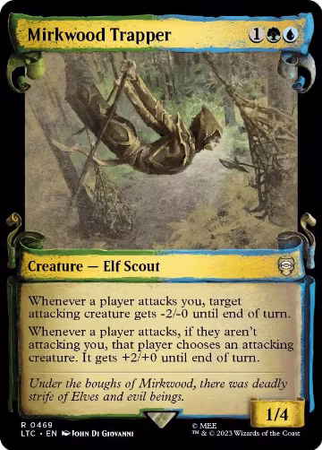 Mirkwood Trapper (Showcase Scrolls) (469), Commander: The Lord of the Rings: Tales of Middle-earth — Magic card price