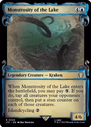 Monstrosity of the Lake (Showcase Scrolls) (424), Commander: The Lord of the Rings: Tales of Middle-earth — Magic card price