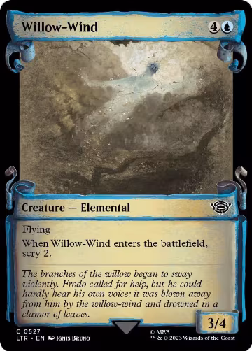 Willow-Wind (Showcase Scrolls) (527), Universes Beyond: The Lord of the Rings: Tales of Middle-earth — Magic card price