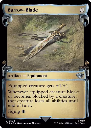 Barrow-Blade (Showcase Scrolls) (688), Universes Beyond: The Lord of the Rings: Tales of Middle-earth — Magic card price