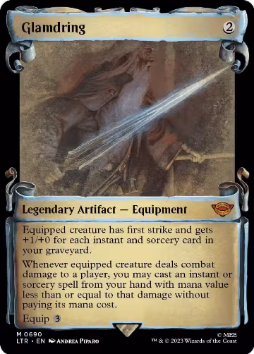 Glamdring (Showcase Scrolls) (690), Universes Beyond: The Lord of the Rings: Tales of Middle-earth — Magic card price