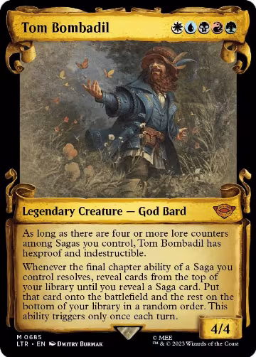 Tom Bombadil (Showcase Scrolls) (685), Universes Beyond: The Lord of the Rings: Tales of Middle-earth — Magic card price