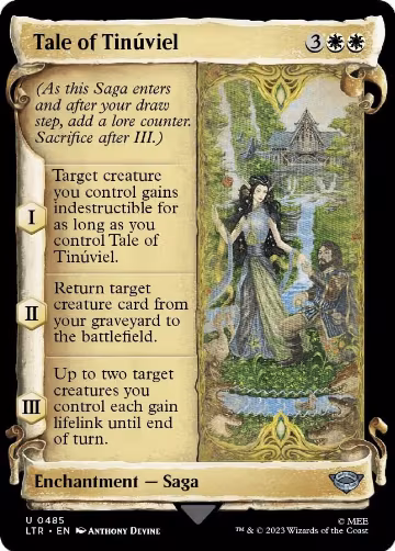 Tale of Tinuviel (Showcase Scrolls) (485), Universes Beyond: The Lord of the Rings: Tales of Middle-earth — Magic card price