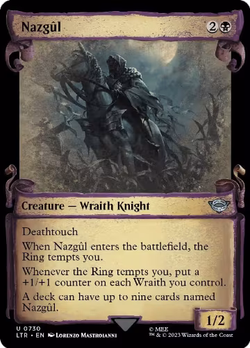 Nazgul (0730) (Showcase Scrolls) (730), Universes Beyond: The Lord of the Rings: Tales of Middle-earth — Magic card price