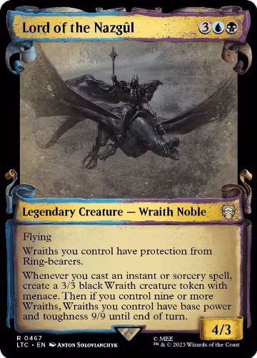 Lord of the Nazgul (Showcase Scrolls) (467), Commander: The Lord of the Rings: Tales of Middle-earth — Magic card price