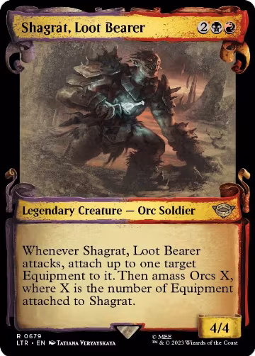 Shagrat, Loot Bearer (Showcase Scrolls) (679), Universes Beyond: The Lord of the Rings: Tales of Middle-earth — Magic card price