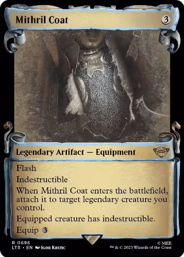 Mithril Coat (Showcase Scrolls) (696), Universes Beyond: The Lord of the Rings: Tales of Middle-earth — Magic card price