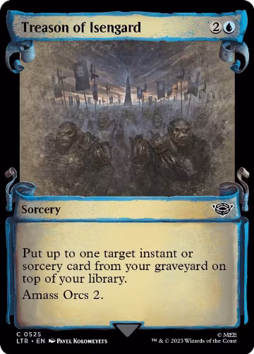 Treason of Isengard (Showcase Scrolls) (525), Universes Beyond: The Lord of the Rings: Tales of Middle-earth — Magic card price