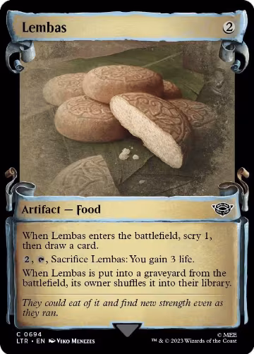 Lembas (Showcase Scrolls) (694), Universes Beyond: The Lord of the Rings: Tales of Middle-earth — Magic card price