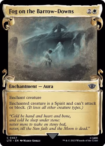 Fog on the Barrow-Downs (Showcase Scrolls) (467), Universes Beyond: The Lord of the Rings: Tales of Middle-earth — Magic card price