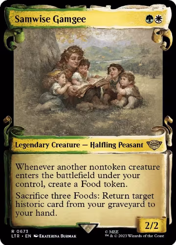 Samwise Gamgee (Showcase Scrolls) (673), Universes Beyond: The Lord of the Rings: Tales of Middle-earth — Magic card price