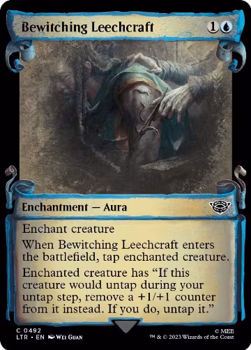 Bewitching Leechcraft (Showcase Scrolls) (492), Universes Beyond: The Lord of the Rings: Tales of Middle-earth — Magic card price