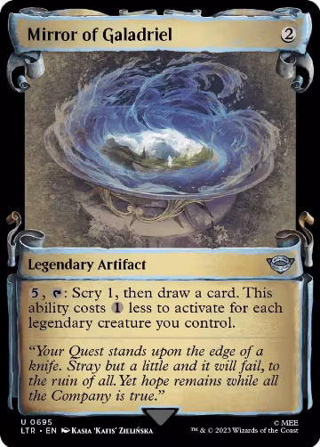 Mirror of Galadriel (Showcase Scrolls) (695), Universes Beyond: The Lord of the Rings: Tales of Middle-earth — Magic card price