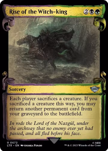 Rise of the Witch-king (Showcase Scrolls) (672), Universes Beyond: The Lord of the Rings: Tales of Middle-earth — Magic card price