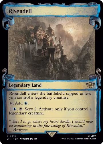 Rivendell (Showcase Scrolls) (710), Universes Beyond: The Lord of the Rings: Tales of Middle-earth — Magic card price
