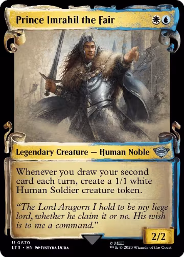 Prince Imrahil the Fair (Showcase Scrolls) (670), Universes Beyond: The Lord of the Rings: Tales of Middle-earth — Magic card price