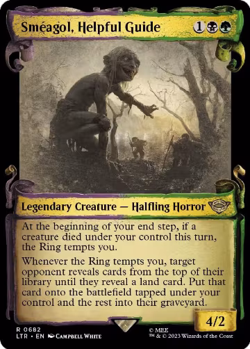 Smeagol, Helpful Guide (Showcase Scrolls) (682), Universes Beyond: The Lord of the Rings: Tales of Middle-earth — Magic card price
