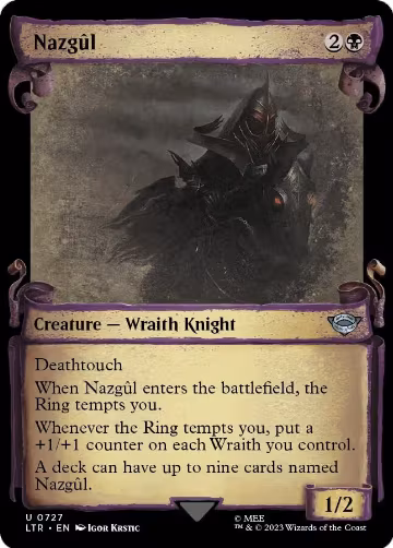Nazgul (0727) (Showcase Scrolls) (727), Universes Beyond: The Lord of the Rings: Tales of Middle-earth — Magic card price