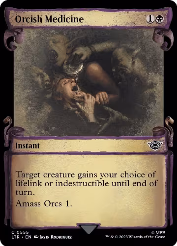 Orcish Medicine (Showcase Scrolls) (555), Universes Beyond: The Lord of the Rings: Tales of Middle-earth — Magic card price