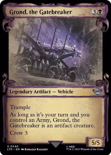 Grond, the Gatebreaker (Showcase Scrolls) (540), Universes Beyond: The Lord of the Rings: Tales of Middle-earth — Magic card price