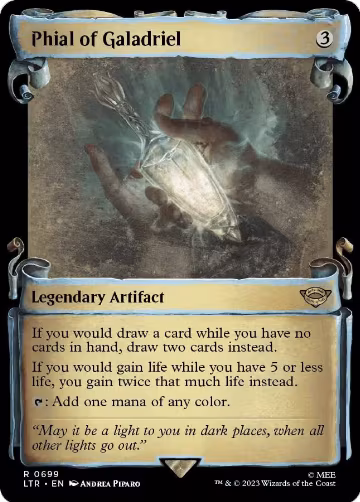Phial of Galadriel (Showcase Scrolls) (699), Universes Beyond: The Lord of the Rings: Tales of Middle-earth — Magic card price
