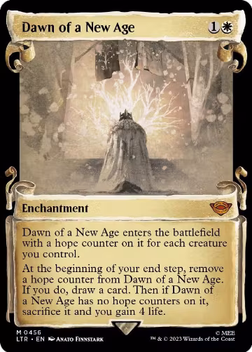 Dawn of a New Age (Showcase Scrolls) (456), Universes Beyond: The Lord of the Rings: Tales of Middle-earth — Magic card price